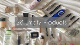 MASSIVE EMPTY PRODUCTS | 28 PRODUCTS!!!