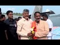 chandrababu naidu launches sea plane demo from vijayawada to srisailam manastars