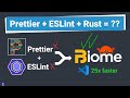 Prettier/ESLint to Biome: The Lightning-Fast Rust-Based Tool!