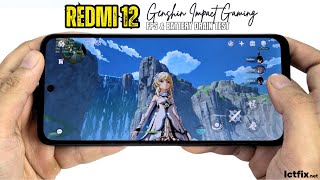 Xiaomi Redmi 12 Genshin Impact Gaming test | Helio G88, 8GB RAM