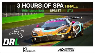 Delta Racing League | World Challenge - Endurance Series Finale - 3 hours at Spa-Francorchamps