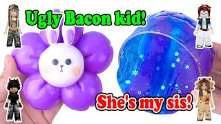 Slime Storytime Roblox | My sister defended me from the Bacon bullies