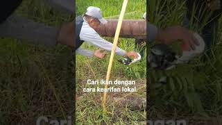 cara menjaring ikan tembakang.