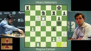 chess puzzle Hikaru Nakamura vs Magnus Carlesn