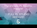 Marshmello Ft. Bastille - Happier FULL Remake | FLP Download in the description