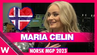 🇳🇴 Maria Celin "Freya"  | Melodi Grand Prix 2023 (INTERVIEW)
