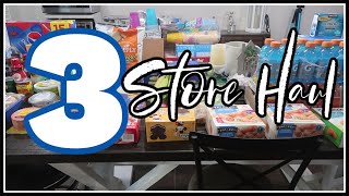 3 Store GROCERY HAUL | Walmart, Target, & Costco!