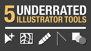 5 Underrated Illustrator Tools and Why! - Adobe Illustrator CC Tutorial