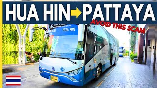 5 HOUR BUS RIDE from HUA HIN to PATTAYA 2025 - ONLY 473 Baht