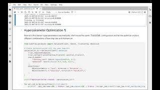 Kubeflow SDK Demo - Training and Hyperparameter Optimization