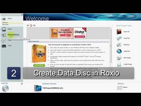 Video : How to Burn a DVD Using Roxio Video : How to Burn a DVD Using Roxio