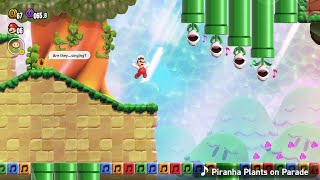 Super Mario Bros. Wonder - Piranha Plants on Parade Wonder Effect [Switch]