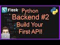 Python Backend #2: Build a Simple REST API with Flask (GET & POST Tutorial)