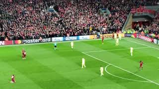 Liverpool 4 Barcelona 0 final whistle at Anfield 7May2019