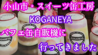 【KOGANEYA】小山市・パフェの自販機・冷凍とは思えない美味しさです!!