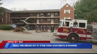 Small fire breaks out at Roanoke apartment complex
