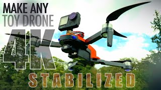 Spraw, aby KAŻDY ZABAWKOWY DRONE miał materiał filmowy w STABILIZOWANEJ rozdzielczości 4K