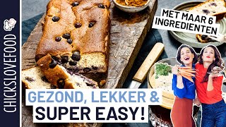 GEZOND BANANENBROOD MET BLAUWE BESSEN | CHICKSLOVEFOOD