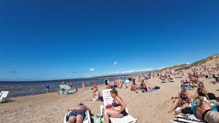 4K Tylösand beach ,Sweden 🇸🇪 2023