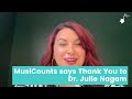 MusiCounts says Thank You to Dr. Julie Nagam