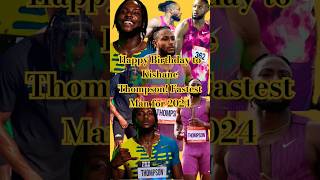 Kishane Thompson | Happy Birthday  Fastest Man in 2024 #kishanethompson #paris2024 #athletics #ja