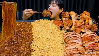 매콤쫀득 족발에 당면 3번 추가! 볶음밥까지 리얼먹방! 마왕족발먹방😈| JOKBAL | MUKBANG | EATING SHOW | ASMR