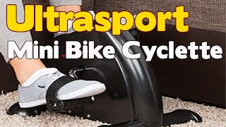 Ultrasport Mini Bike Cyclette per Allenamento di Gambe e Braccia