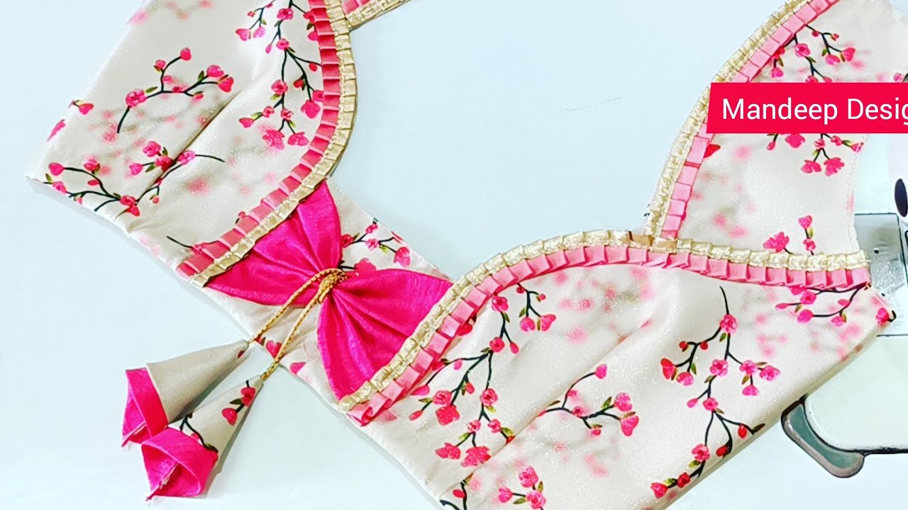 Model Blouse Back Neck Design Cutting And Stitching Blouse Designs