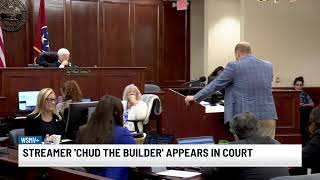 LIVE: Controversial streamer 'Chud the Builder' appears in court