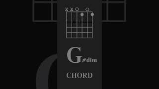 G#Dim GUITAR CHORD