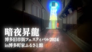 プロジェクションマッピング「暗夜昇龍」開催中！