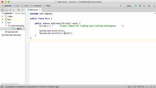 55.Java Tutorial - #55 - trim() Method
