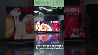 EP3 Mobile foldable led display with motor lift system (sales2@onumen.com)