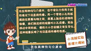 【小泼猴科学实验课第六季】EP10 | 小孔成像 | 科学 | 实验 | 动画 | 少儿 | 科普 | 亲子 | 教育 | DIY | 动漫