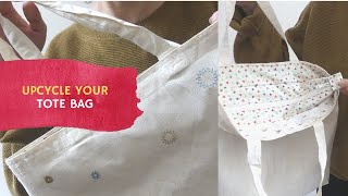 Upcycle Your Tote Bag with a Recessed Zipper