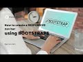 How to build a responsive Navbar using Bootstrap5 | Bootstrap5 tutorial | step-by-step for beginners
