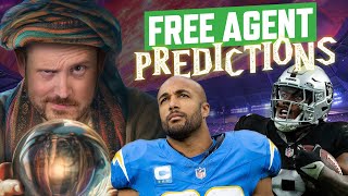 Free Agent Predictions + Combine Reactions! | Fantasy Football 2024 - Ep. 1555