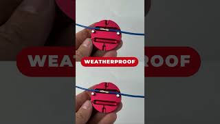 Perfect sealed and spliced wires in just 4 easy steps. #wirejoint #wireing