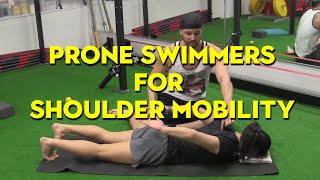 Kinstretch Prone Swimmers (Shoulder Mobility)