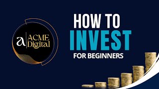 How to Invest for Beginners - Part 1  | Stock Market |  Financial Growth  | Personal Finance