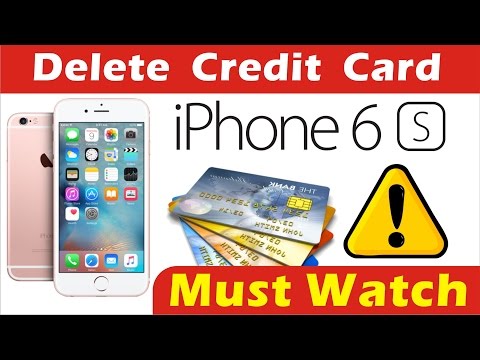 iPhone 6S - How to delete / remove credit card details from apple id , itunes, app store, ipad iPhone 6S - How to delete / remove credit card details from apple id , itunes, app store, ipad