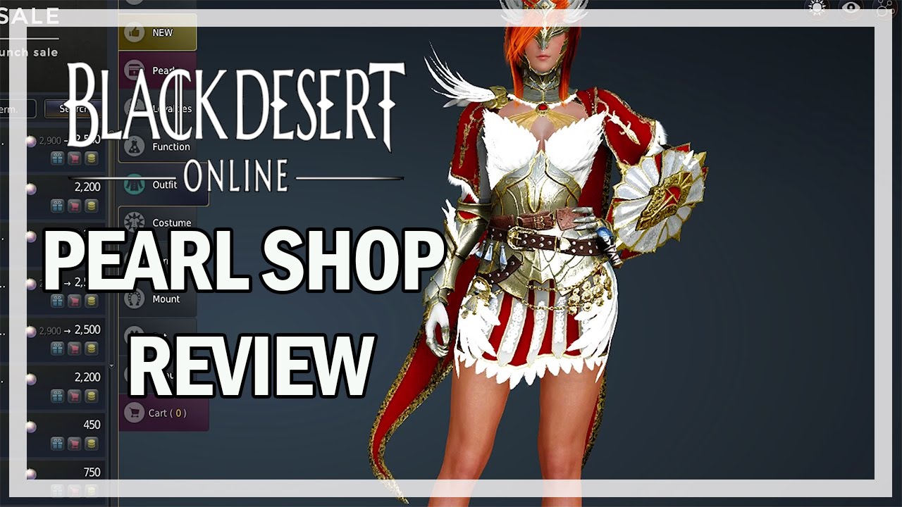 Black Desert Online - Pearl Shop Review & First Impressions - YouTube