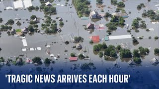 In full: Flood devastation in Kherson region revealed in drone footage