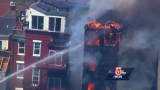 Raw Sky5 video: Charlestown fire