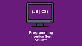 Coding the Insertion Sort VB.Net
