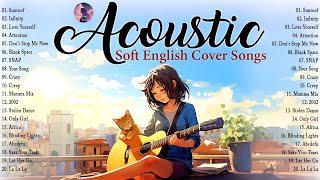 Best English Acoustic Love Songs Playlist 2024 🌻 Soft Acoustic Cover Of Popular Love Songs 🌻