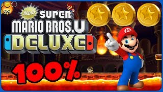 8-1 Meteor Moat ❤️ New Super Mario Bros. U Deluxe ❤️ 100% All Star Coins