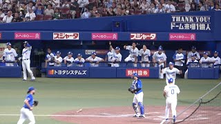 大島2点タイムリー！川越と細川が生還し3点リード！盛り上がる中日ベンチ！（2023年7月26日）