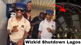 Wizkid Shutdown Lagos as Stage Collapse after his Performance at Nativeland Festival