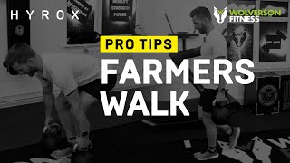 How To Get QUICKER at Farmers Walk for HYROX / Top Pro Tips